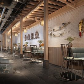 Hotel  Teahouse Cafe 1079 download free 3d model 3dsmax maxbrute