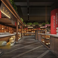 Hotel  Teahouse Cafe 1086 download free 3d model 3dsmax maxbrute