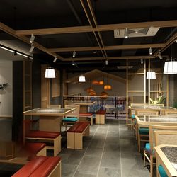 Hotel  Teahouse Cafe 1090 download free 3d model 3dsmax maxbrute