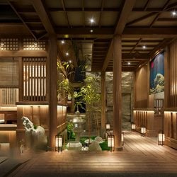 Hotel  Teahouse Cafe 1094 download free 3d model 3dsmax maxbrute