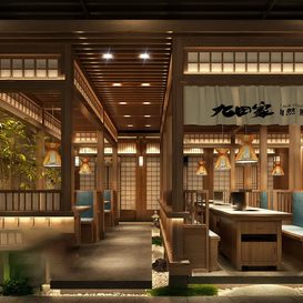 Hotel  Teahouse Cafe 1096 download free 3d model 3dsmax maxbrute