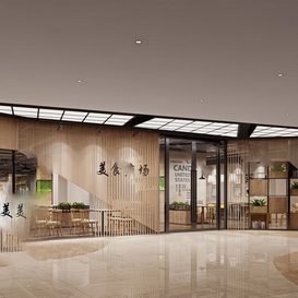 Hotel  Teahouse Cafe 1109 download free 3d model 3dsmax maxbrute