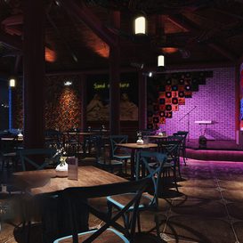 KTV Bar SPA 1209 download free 3d model 3dsmax maxbrute