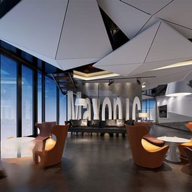 Office Meeting Reception Room 1234 download free 3d model 3dsmax maxbrute