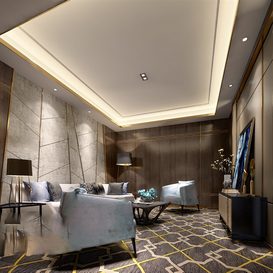 Office Meeting Reception Room 1241 download free 3d model 3dsmax maxbrute