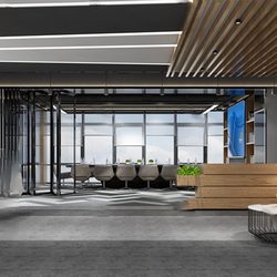 Office Meeting Reception Room 1249 download free 3d model 3dsmax maxbrute