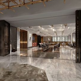 Office Meeting Reception Room 1295 download free 3d model 3dsmax maxbrute