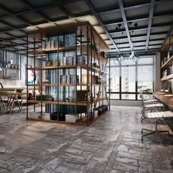 Office Meeting Reception Room 1313 download free 3d model 3dsmax maxbrute