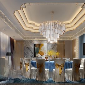 Private dining room 1368 download free 3d model 3dsmax maxbrute
