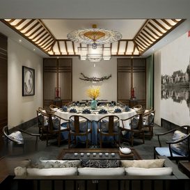 Private dining room 1373 download free 3d model 3dsmax maxbrute