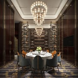 Private dining room 1376 download free 3d model 3dsmax maxbrute