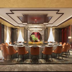 Private dining room 1384 download free 3d model 3dsmax maxbrute