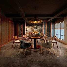 Private dining room 1399 download free 3d model 3dsmax maxbrute