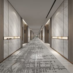 Elevator Lobby Aisle 1439 download free 3d model 3dsmax maxbrute