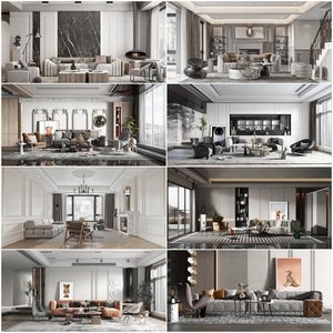 Living room vol3 2022 3d model 3dsmax  Download -Buy -Maxbrute Furniture