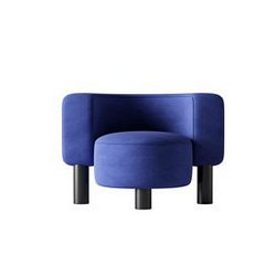 Armchair 2194 3d model Maxbrute Furniture Visualization
