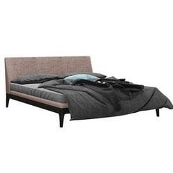 Bed 4442 3d model Maxbrute Furniture Visualization