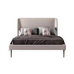 Bed 1438 3d model Maxbrute Furniture Visualization
