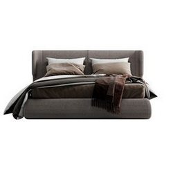 Bed 1254 3d model Maxbrute Furniture Visualization
